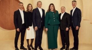 James Pitaro (Chairman, ESPN, The Walt Disney Company), Dana Walden (Co-Chairman, Disney Entertainment, The Walt Disney Company), Bob Iger (Chief Executive Officer, The Walt Disney Company), Rita Ferro (President, Global Advertising, Disney), Alan Bergman (Co-Chairman, Disney Entertainment, The Walt Disney Company), Josh D'Amaro (Chairman, Disney Experiences, The Walt Disney Company)