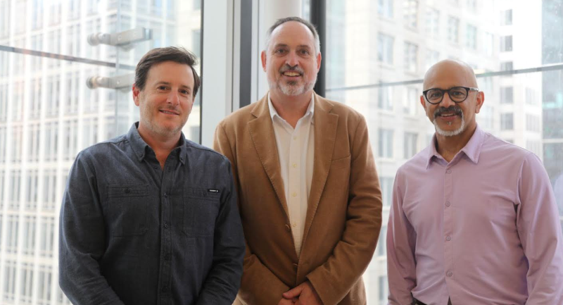Steve Hirst, Andrew “Billy” Baxter, Vijay Solanki. - Media Movers