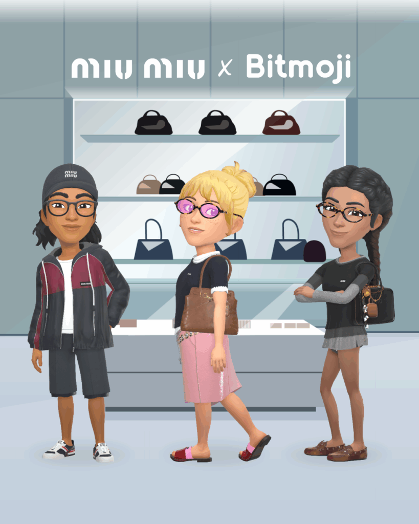 Snapchat x Bitmoji x Miu Miu