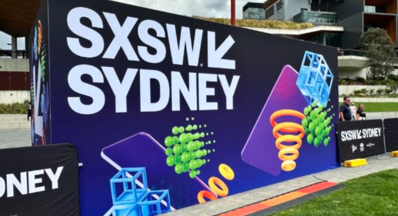 SXSW Sydney logo on board