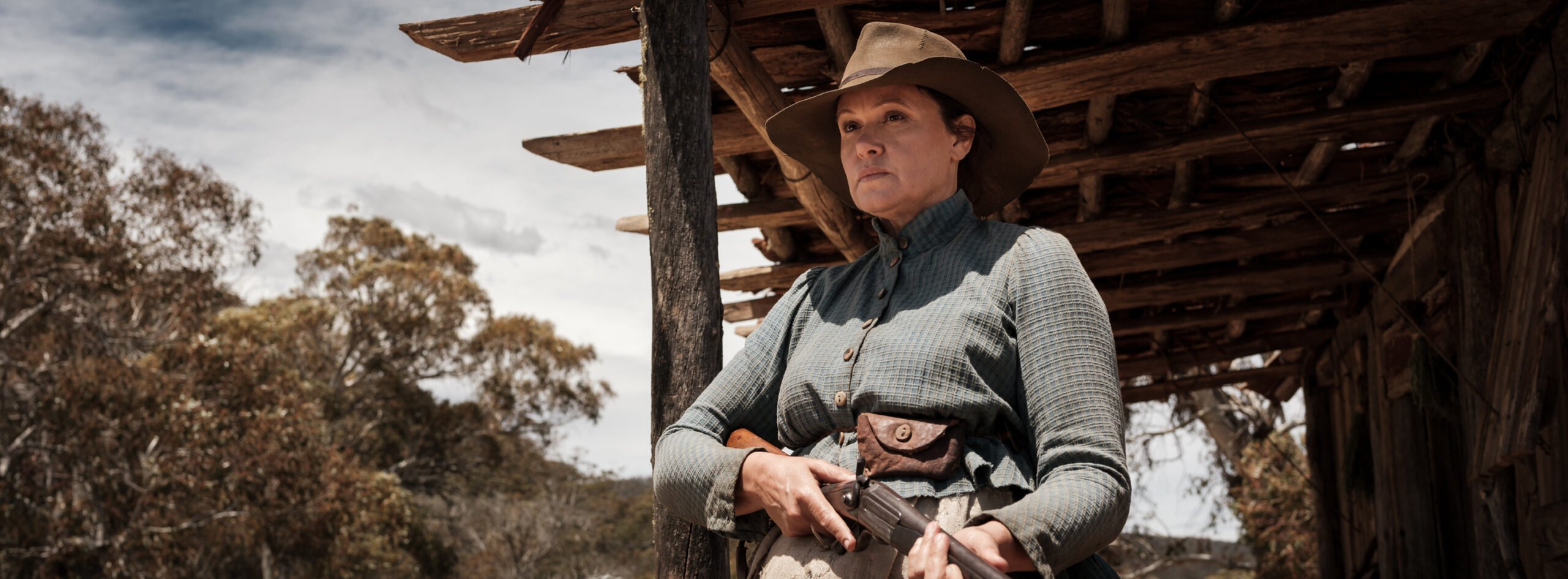 A still from the Australian production of 'The Drover's Wife'
