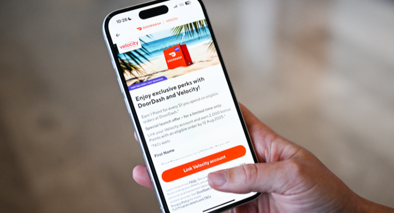 Virgin Australia X DoorDash