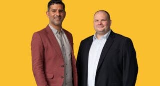 Foxcatcher APAC's newly appointed head of sales, Karan Kent, and Managing Director Marcus Betschel