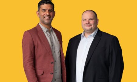 Foxcatcher APAC's newly appointed head of sales, Karan Kent, and Managing Director Marcus Betschel
