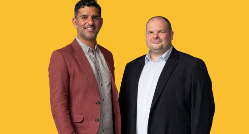 Foxcatcher APAC's newly appointed head of sales, Karan Kent, and Managing Director Marcus Betschel