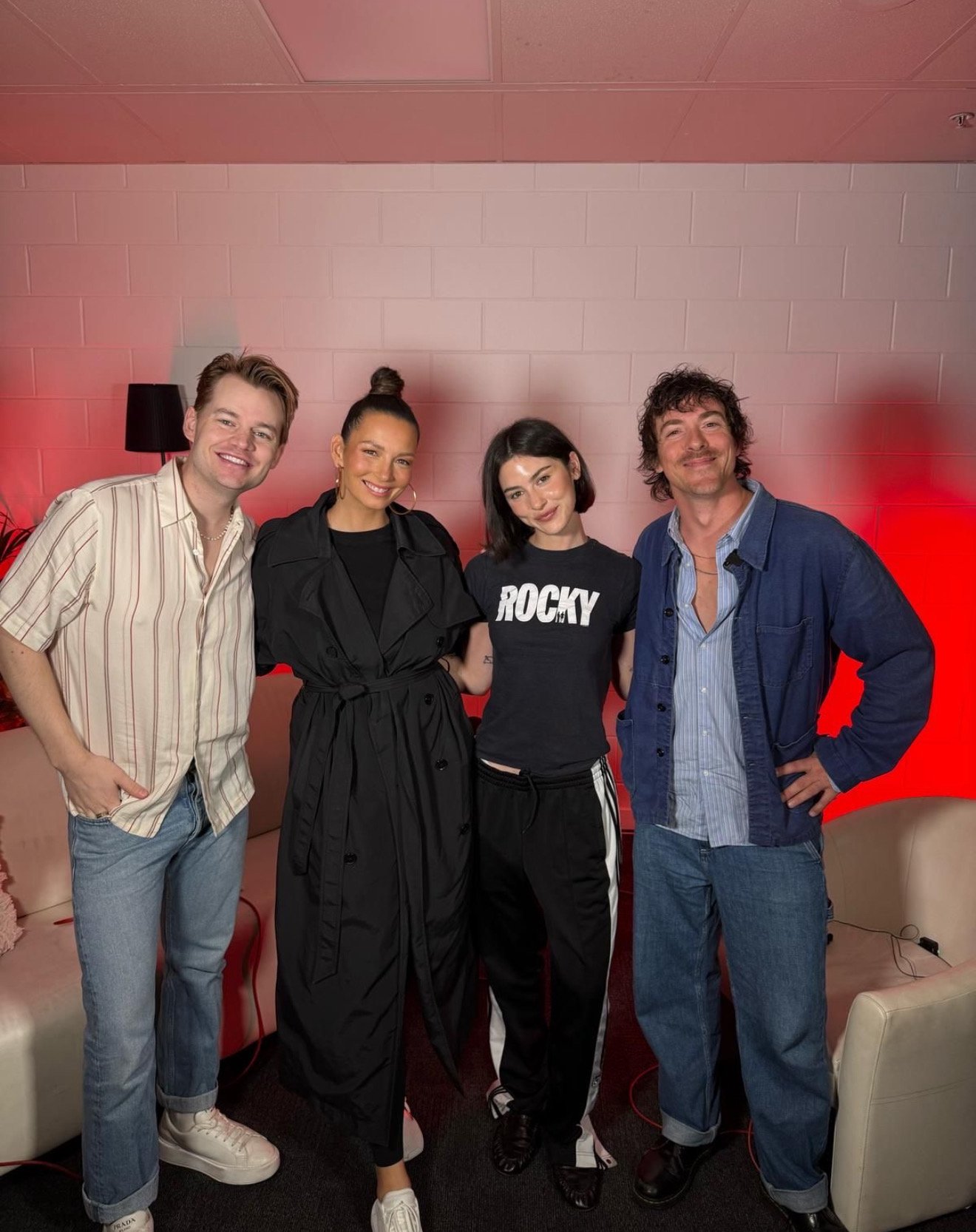 Gracie Abrams with Ricki-Lee, Tim & Joel