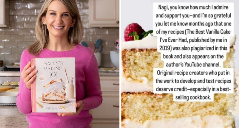 Sally McKenney, of Sally's Baking Addiction, also claimed Bellamy plagiarised one of her recipes