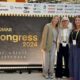 ADIA Research Got Talent 2024 winners Emma La Grue and Mikela Dixon with Sarah Campbell