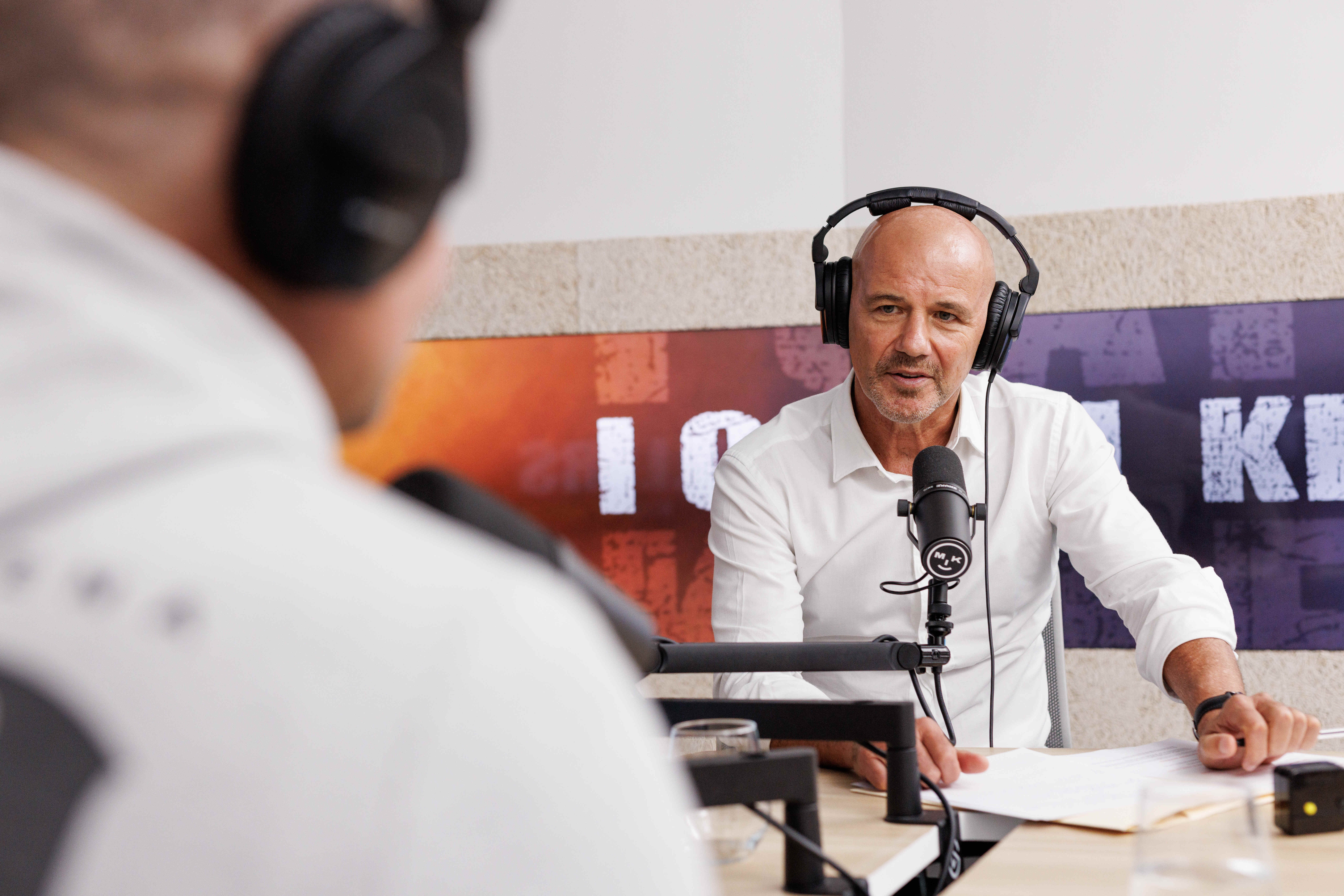 Gary Jubelin interviews Neil Cummins, a former Kings Cross Bouncer and John Ibrahim's former body guard for the I Catch Killers Podcast.Picture: David Swift