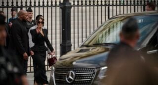 Kim Kardashian Leaves Paris Court