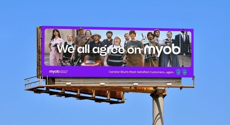 MYOB launches 'We All Agree on MYOB' campaign (1)