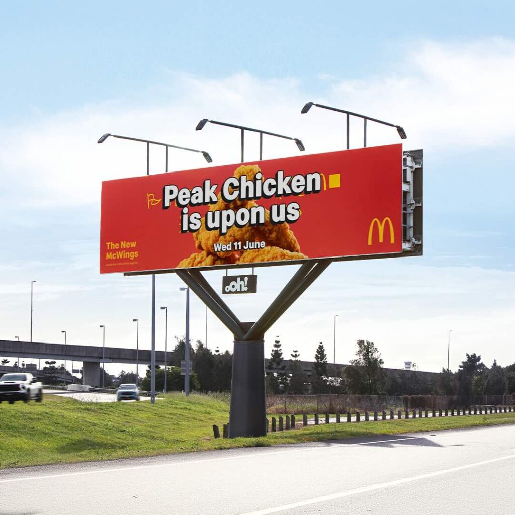 McDonald's and Wieden+Kennedy ooh2