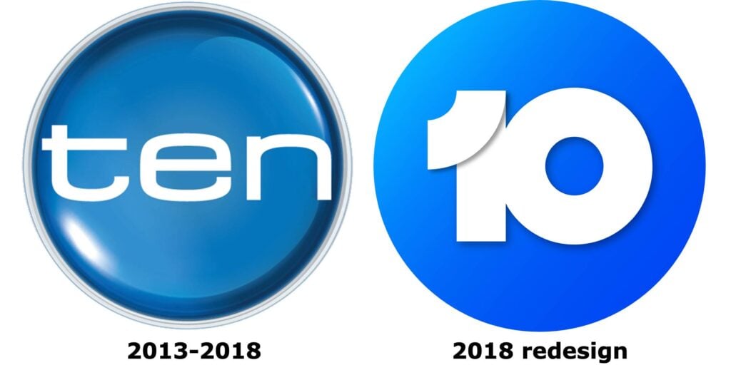 Two recent 10 logos