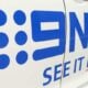 Nine News logo on car door