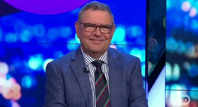 Steve Price appearing on The Project