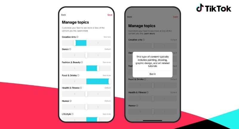 TikTok - safety features