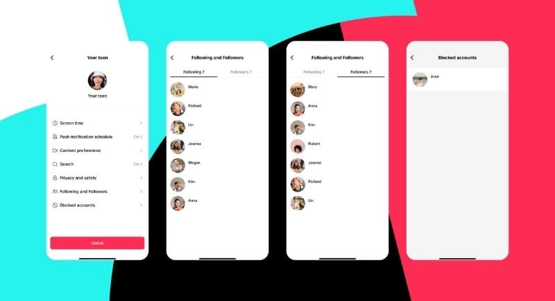 TikTok - safety features