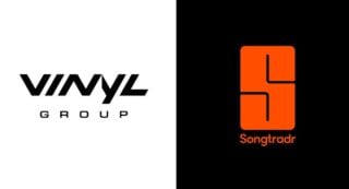 Vinyl Group and Songtradr logos