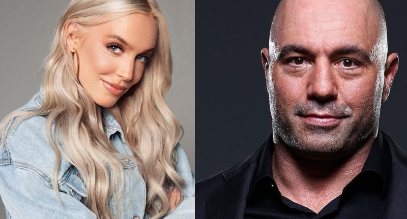 Alex Cooper and Joe Rogan.