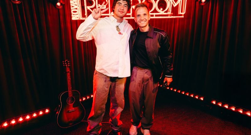 Calum Scott and Kent “Smallzy” Small at Nova's Red Room