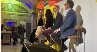 Jo Boundy, CommBank Chief Marketing Officer, Makenna Ralston, CEO CommBank IQ, Jonathan Hopkins, Co-founder, Sonder, Mike Connaghan, Managing Director, Commercial Content, News Corp Australia