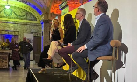 Jo Boundy, CommBank Chief Marketing Officer, Makenna Ralston, CEO CommBank IQ, Jonathan Hopkins, Co-founder, Sonder, Mike Connaghan, Managing Director, Commercial Content, News Corp Australia