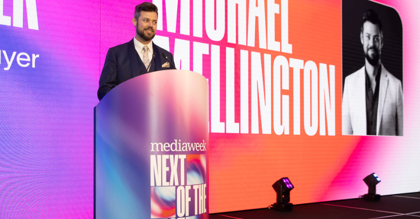 Michael mellington collecting award