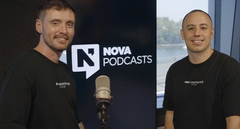 Joshua Fox and Pedro Cuccovillo Vitola, founders of AIIMS Creator Hub.