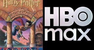 Harry Potter and HBO Max logos