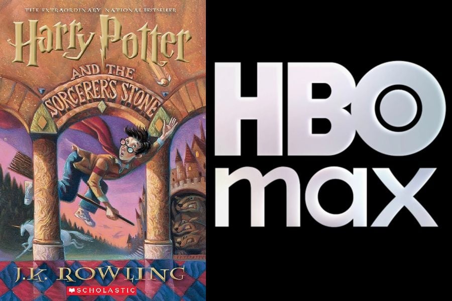Harry Potter and HBO Max logos