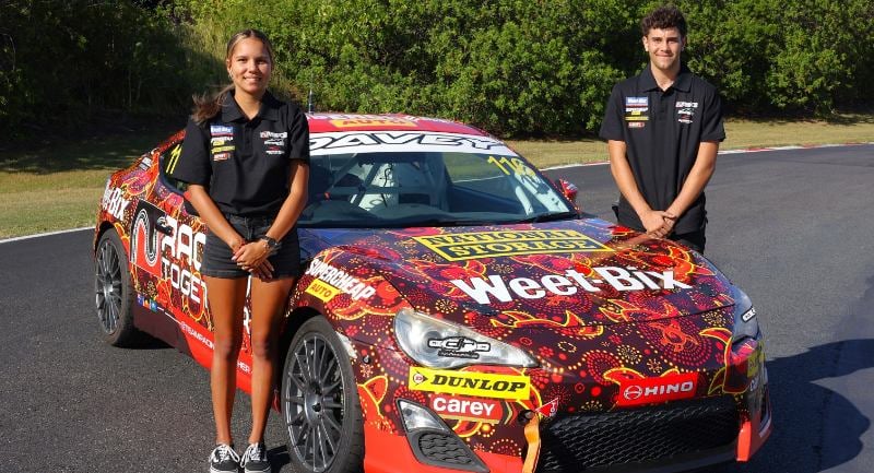 Karlai Warner and Kade Davey. Image: Carina Napier