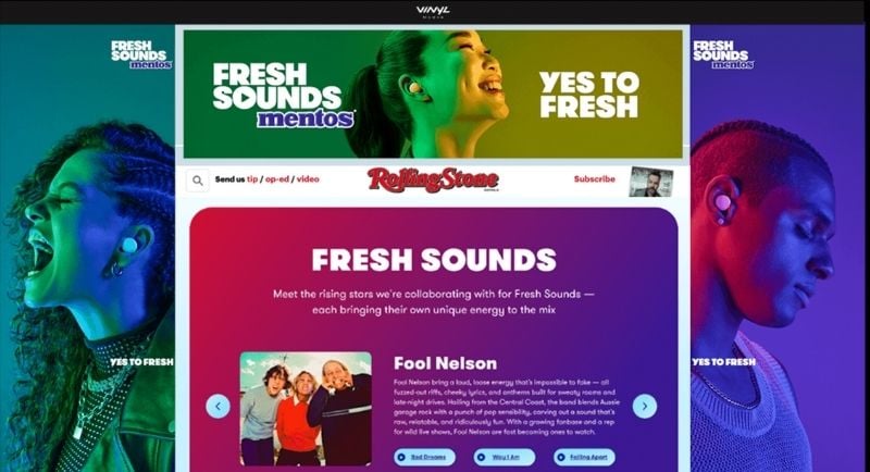 Mentos - Havas Media - Fresh Sounds - Image 1