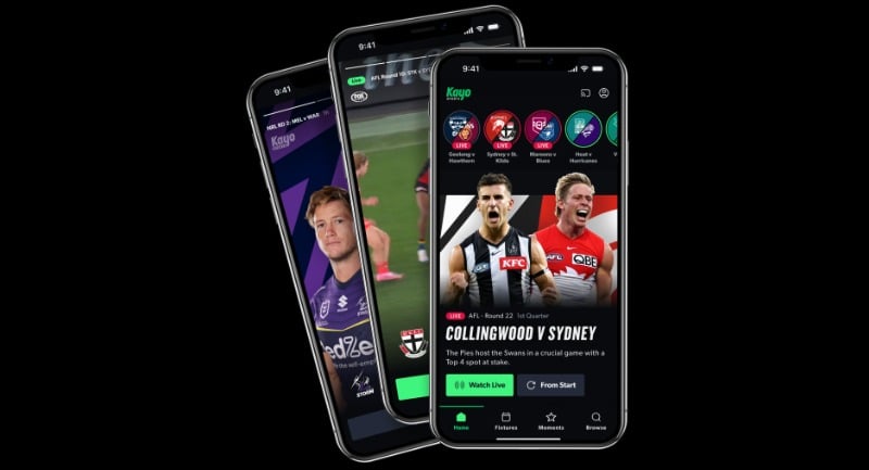 Refreshed Kayo mobile apps