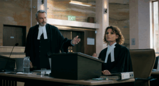 Sam Neill and Danielle Cormack