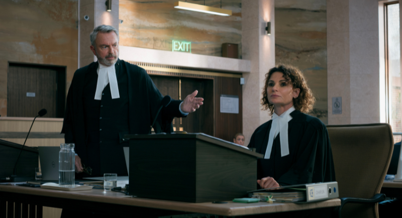 Sam Neill and Danielle Cormack