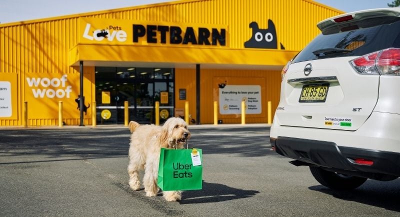 Uber Eats x Petbarn