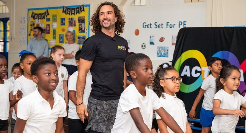 Joe Wicks of PE with Joe Fame