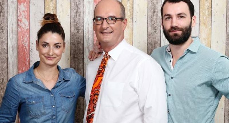 David Koch and his children