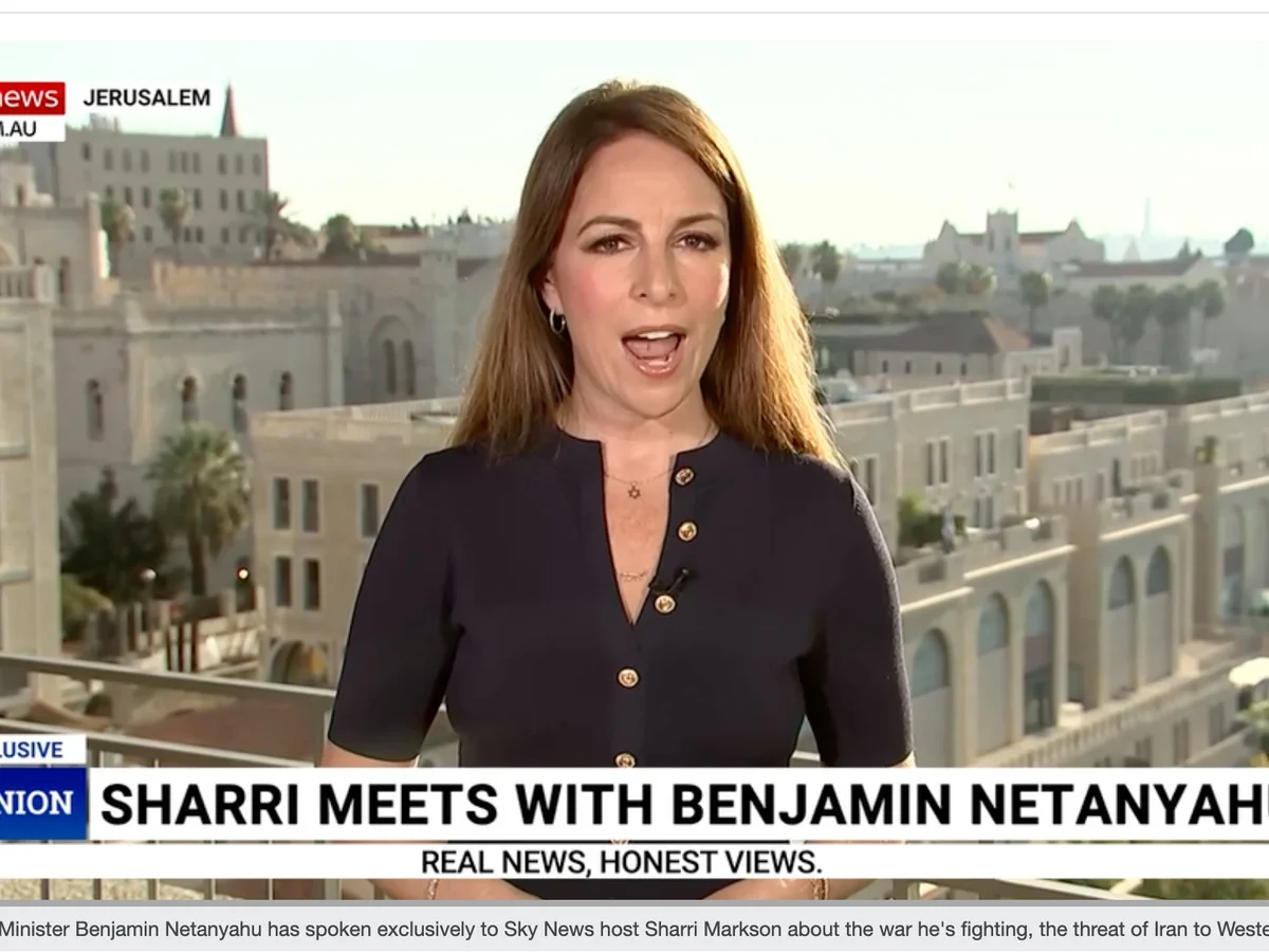 Sharri Markson reports on Sky News Australia during her visit to Israel 