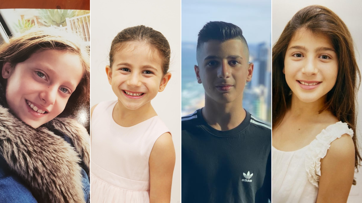 Siblings Antony, 13, Angelina, 12, and Sienna, 8, along with their cousin Veronique Sakr, 11, were killed by Davidson.