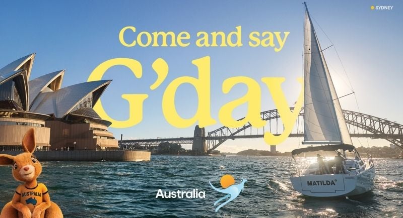 Tourism Australia - Come and say G'day - Out of Home Creative