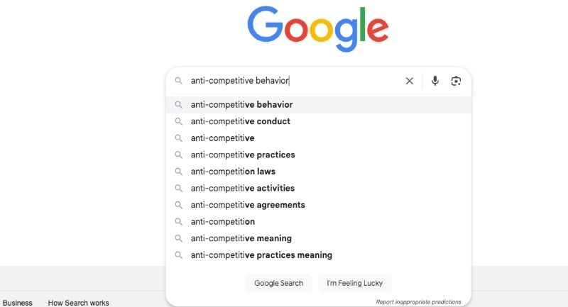 Google search