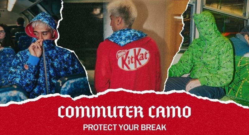 KITKAT rolls out 'Commuter Camo' campaign to protect break time