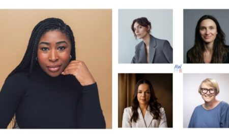 M+C Saatchi Group and Australian Women’s Film Festival - Chika Ikogwe, Charlee Fraser, Camilla Mazzaferro, Lana Greenhalgh, Louise Gough