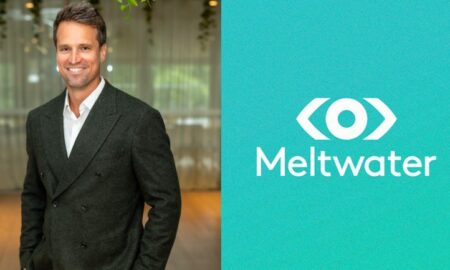 Meltwater logo and Ross Candido - VP ANZ at Meltwater