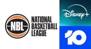 NBL, 10, and Disney+ logos