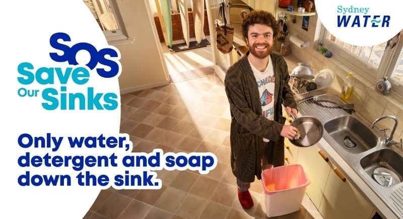 Sydney Water targets sink misuse in new campaign with dentsu's Tag (2)