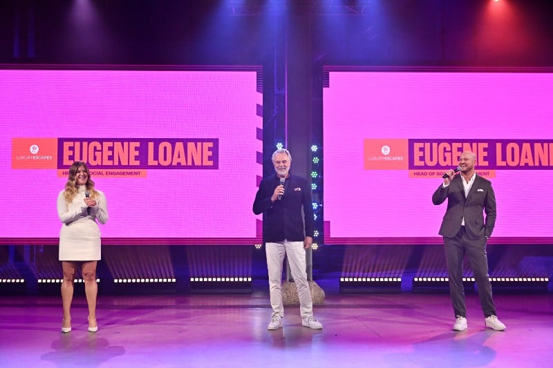 Alex Hazlehurst, Cameron Daddo, and Eugene Loane on stage