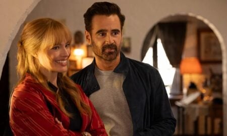 Margot Robbie and Colin Farrell