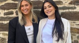 Kate Rosman and Chrissie Zikos